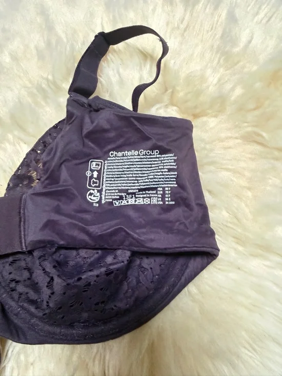 Chantelle Nora Comfort Underwire Bra - BNWOT - 34DDD - Ink - Picture 4 of 4
